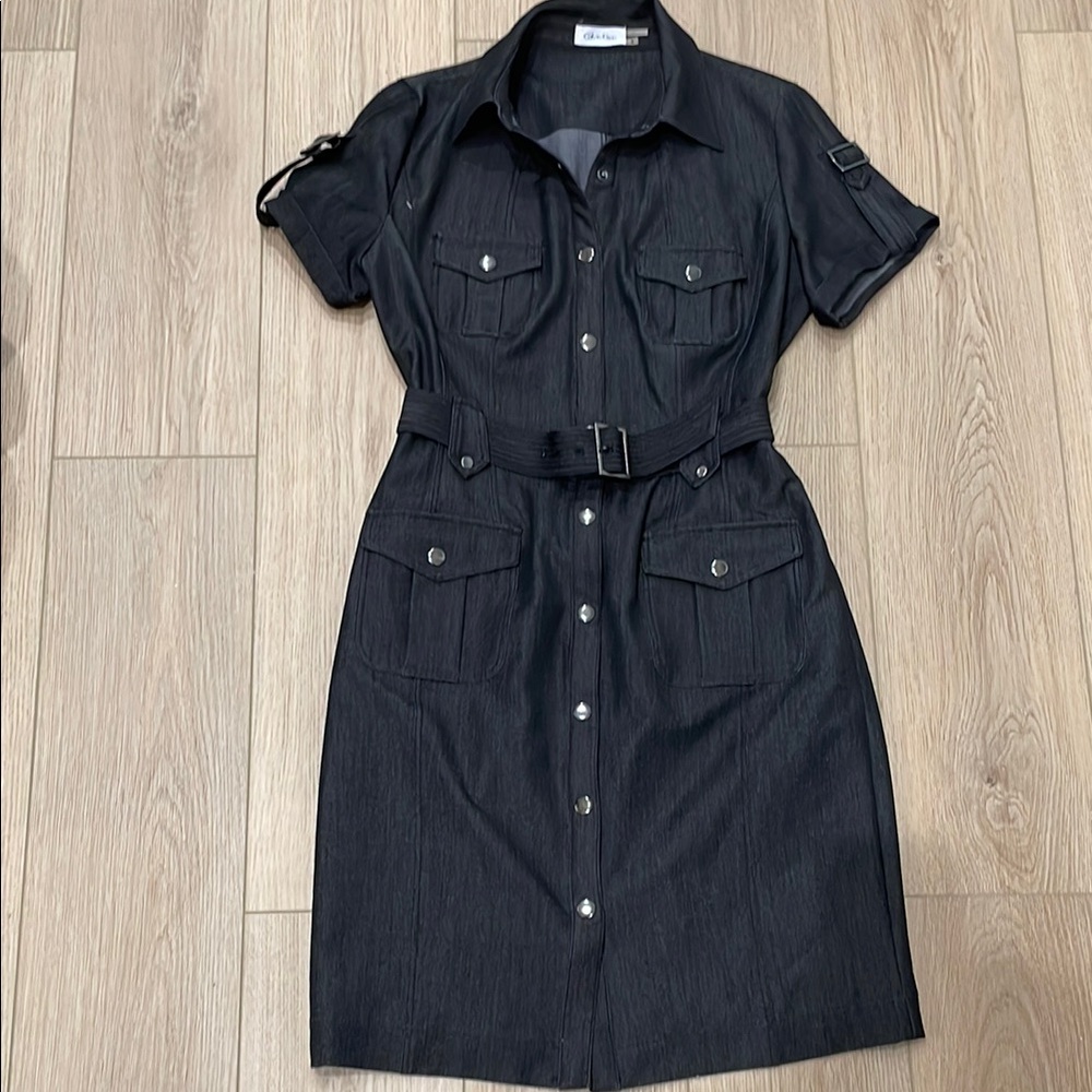 Calvin Klein Black Midi Dress